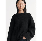 "Alpaca Crewneck" megztinis - juodas