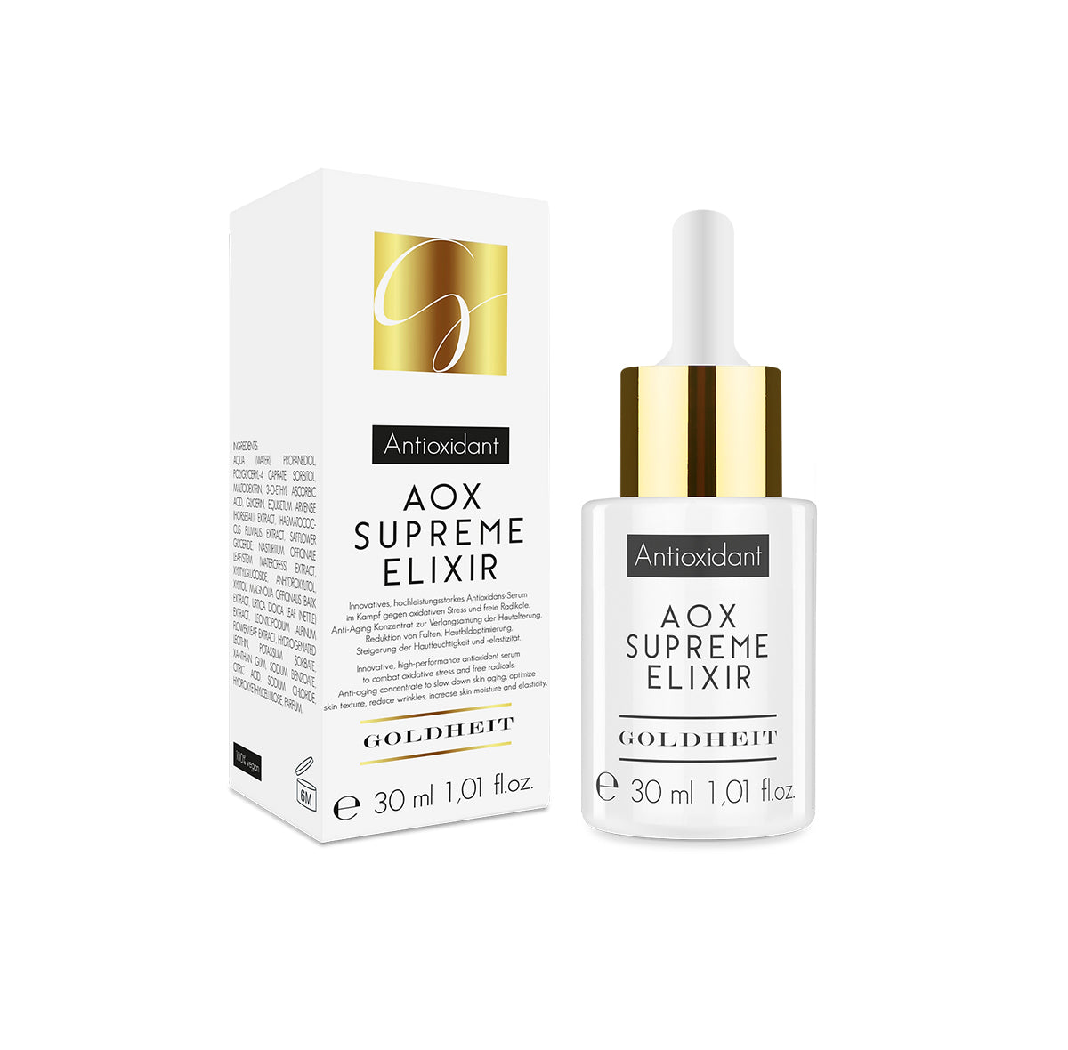 “AOX Supreme Elixir” serumas su antioksidantais