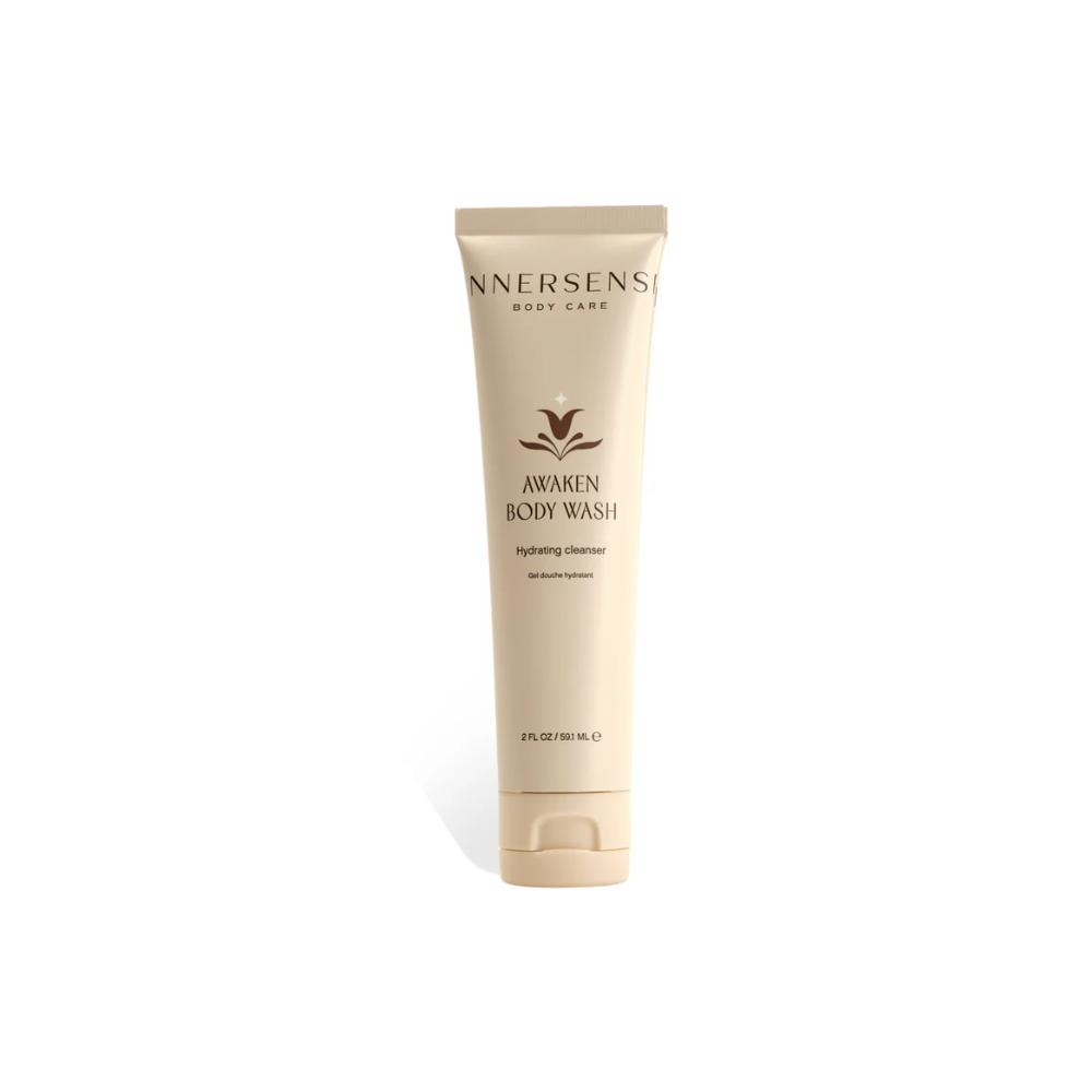 "Awaken Body Wash" kelioninės talpos kūno prausiklis