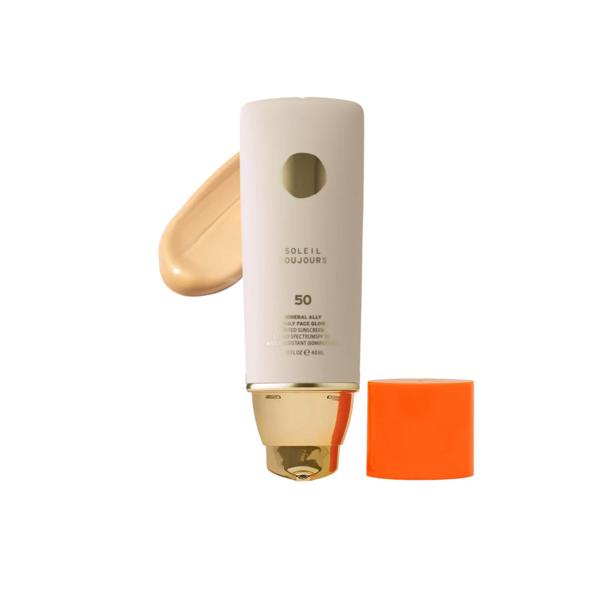 “Face Glow Tinted Moisturizer Mineral SPF 50” su vitaminu C ir niacinamidu