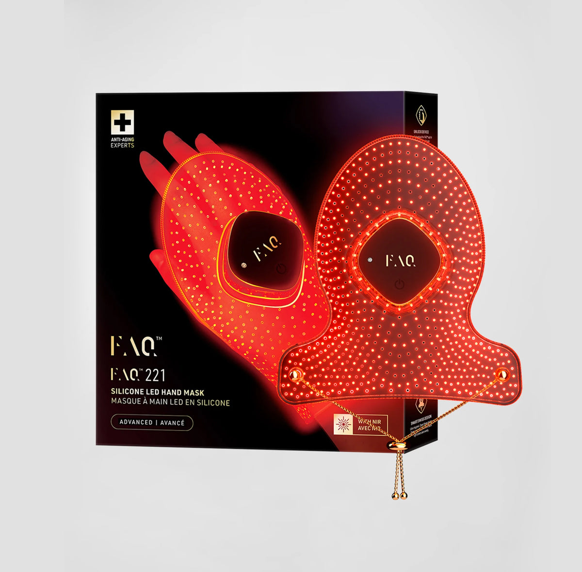 “FAQ™ 221” rankų odos priežiūrai skirta LED kaukė