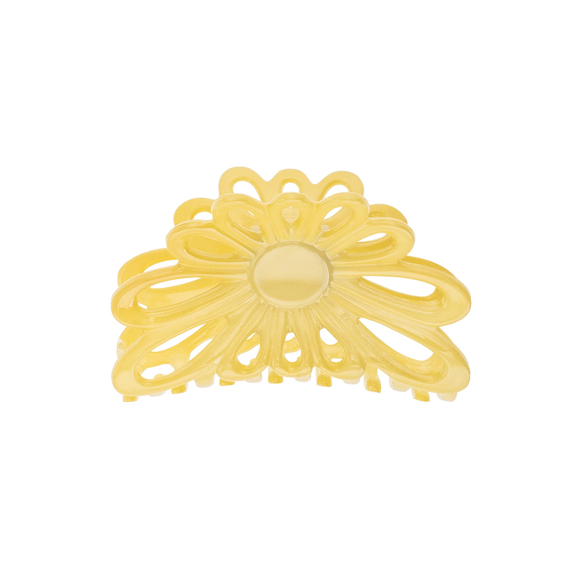 FLOWER CLAW 8CM YELLOW