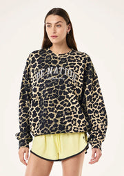 "Heritage Sweat" leopardo rašto džemperis