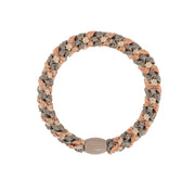 "Kknekki Mix Rosegold Camo Glitter" plaukų gumelė