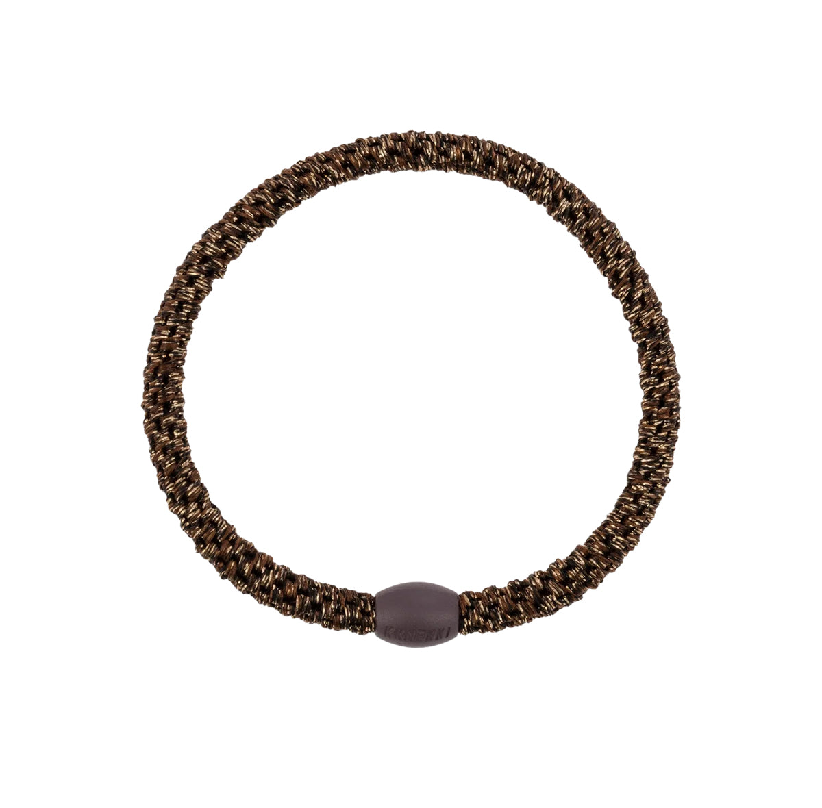 "Kknekki Slim Coffee Glitter" plaukų gumelė