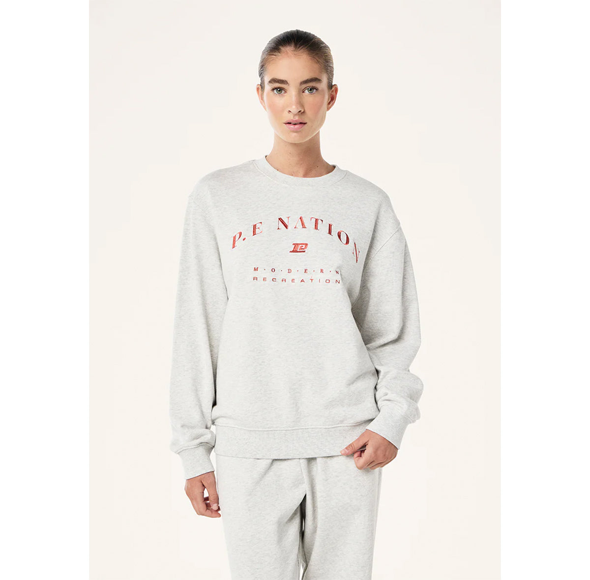 LIBERATION SWEAT IN LIGHT GREY MARLE