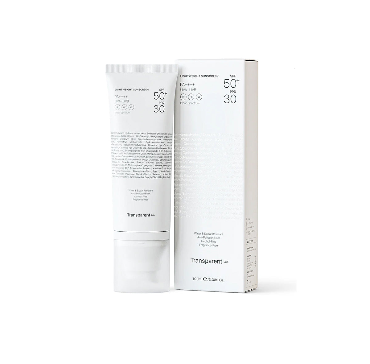 "Lightweight" apsauga nuo saulės veidui SPF50