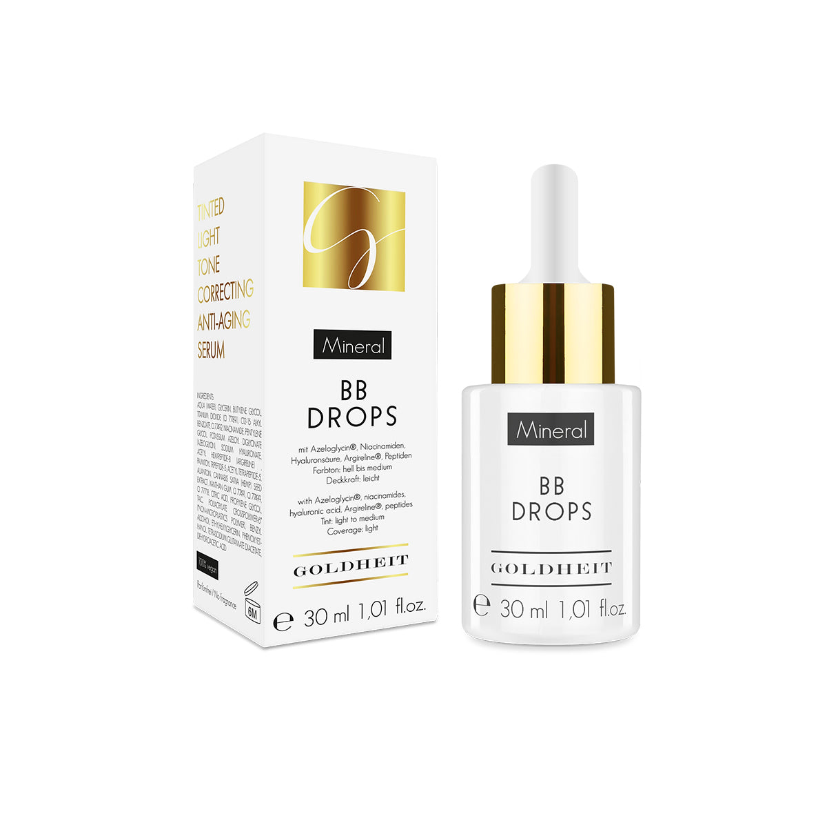 "Mineral BB Drops" veido atspalvį koreguojantis serumas