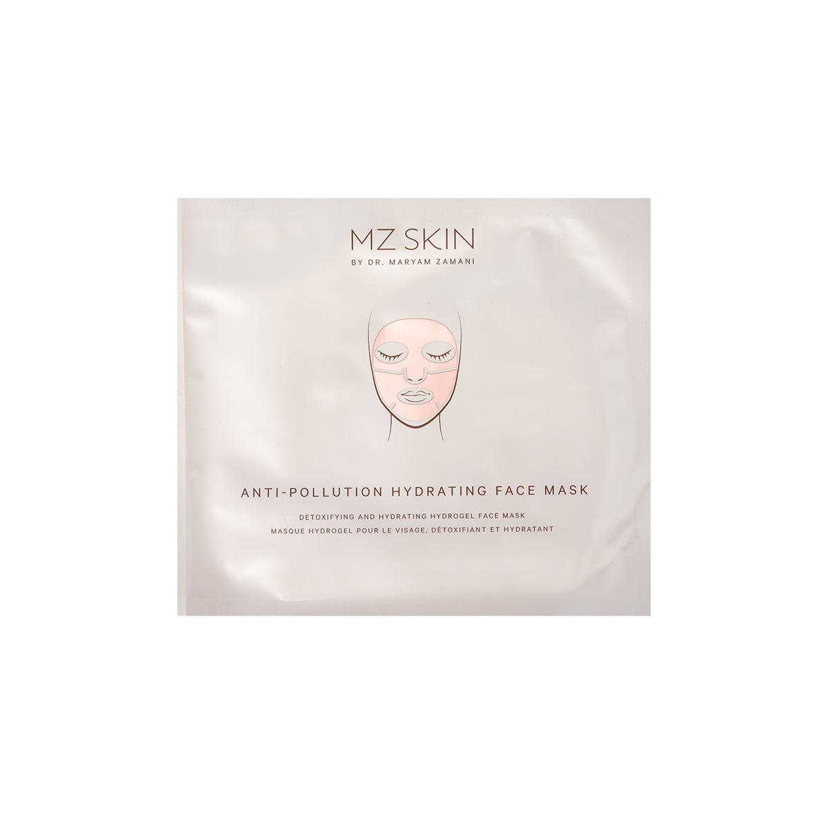 MZ Skin "Anti Pollution" drėkinanti hidrogelio veido kaukė 5 vnt.