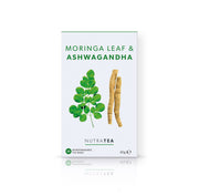 "NutraTea Moringa Leaf & Ashwagandha" arbata atsipalaidavimui
