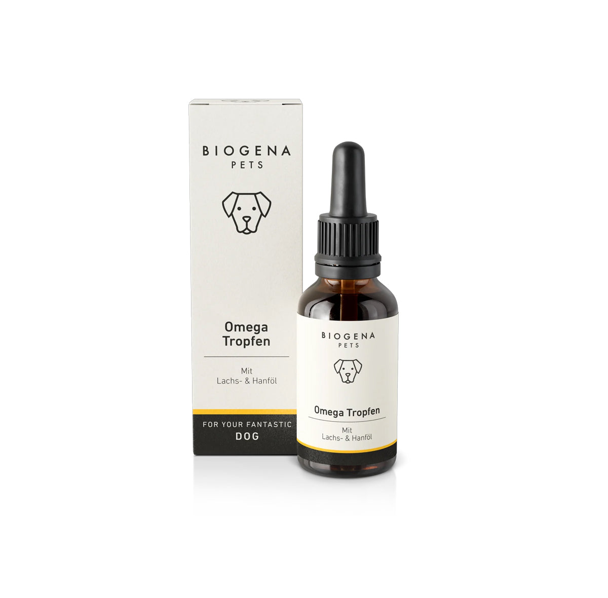 “Omega Drops” maisto papildas šunų regai, kailiui ir širdies veiklos palaikymui