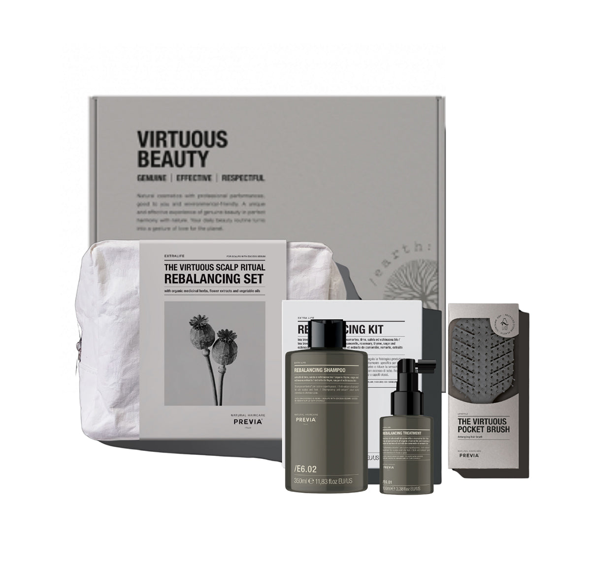 "Rebalancing Set" atstatomasis plaukų priežiūros rinknys