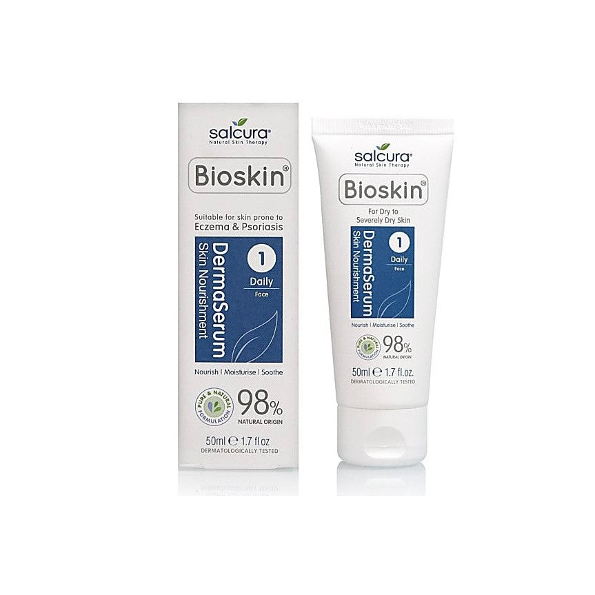Bioskin DermaSerum veido serumas