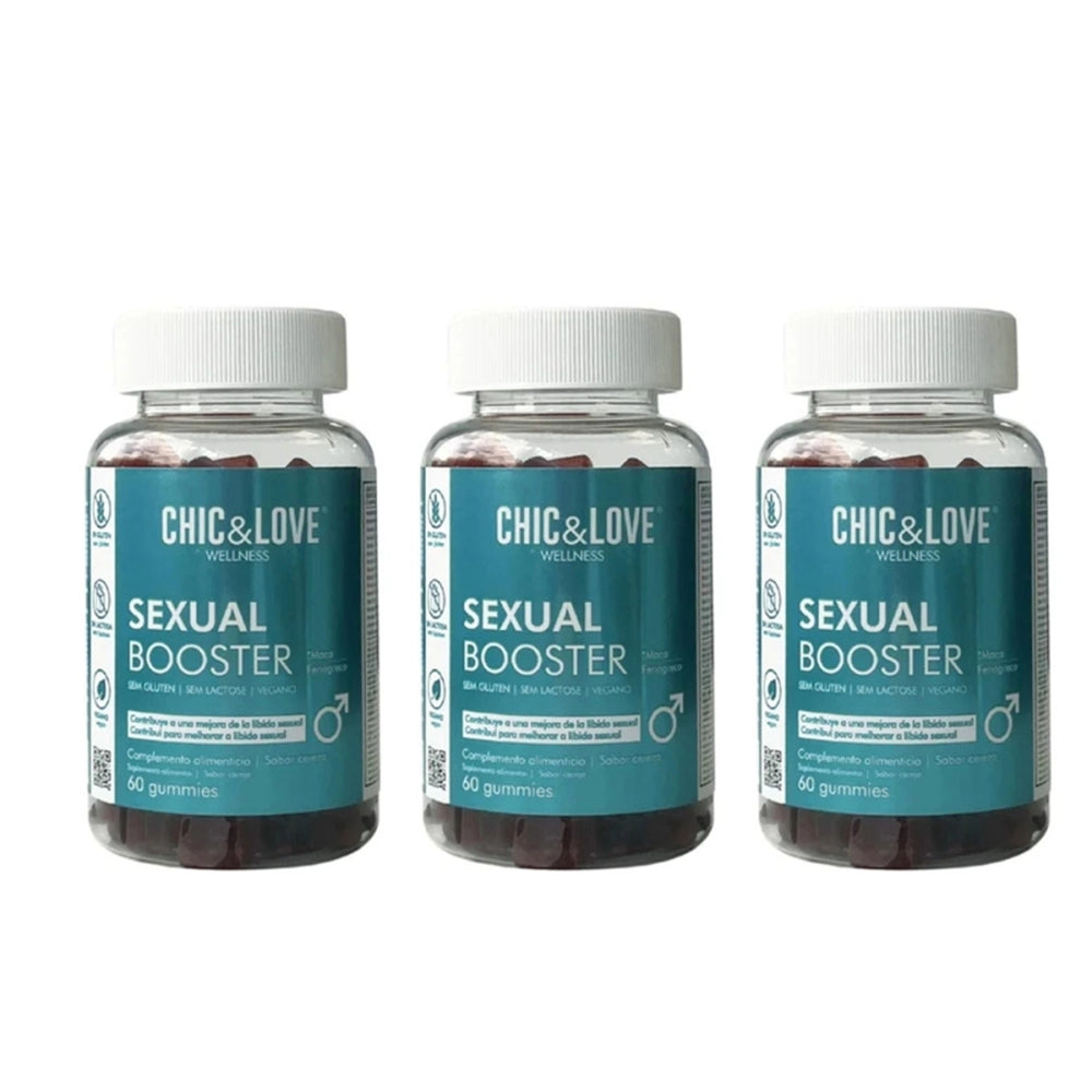 "Sexual Booster Gummies For Man" vitaminų 3 pakuočių rinkinys