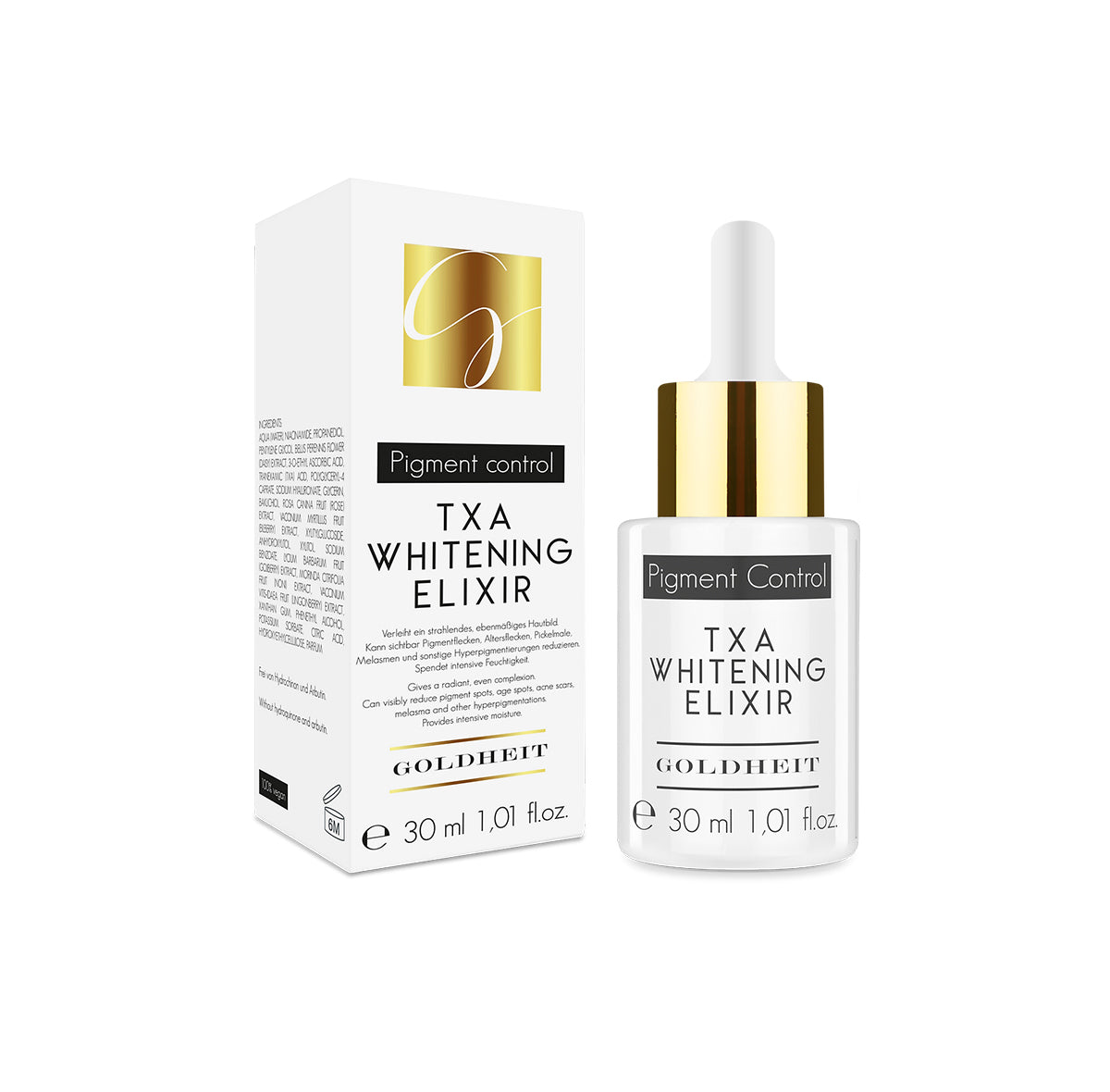 “TXA Whitening Elixir” serumas pigmentacijai