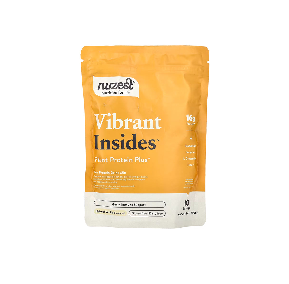 “Vibrant Insides” augaliniai baltymai su probiotikais (vanilės skonio)