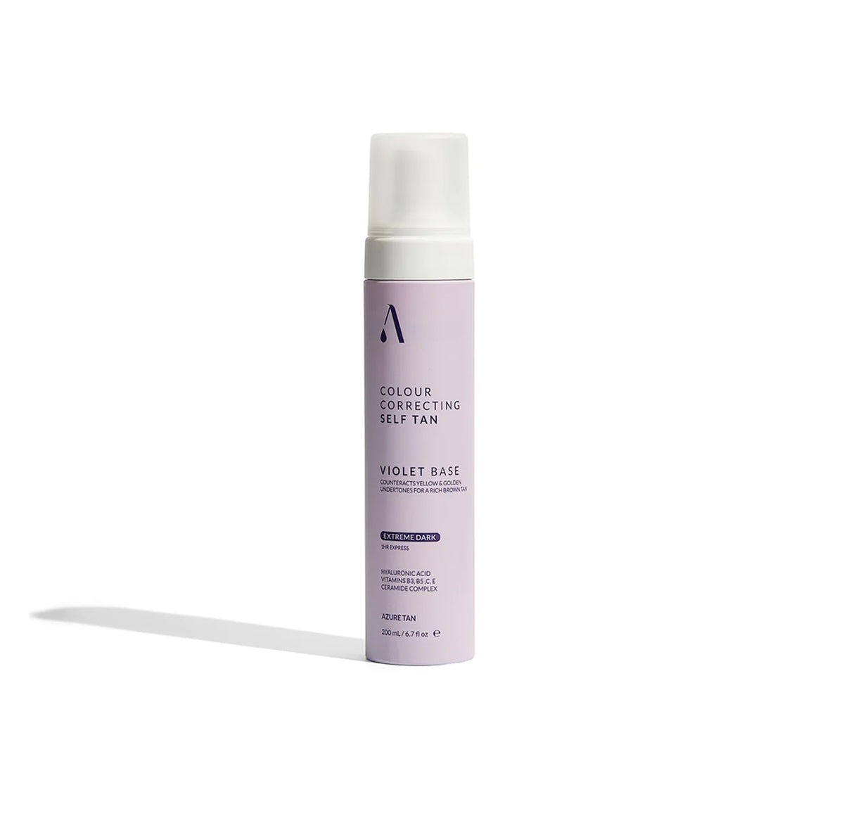 “Violet Base Extreme Dark” savaiminio įdegio putos – itin tamsus atspalvis